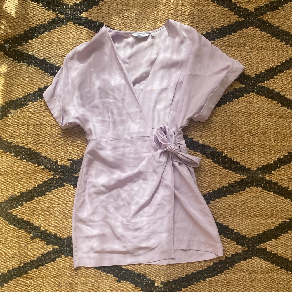 & Other Stories Wrap Mini Dress